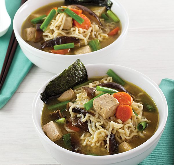 Tofu and Mushroom Ramen