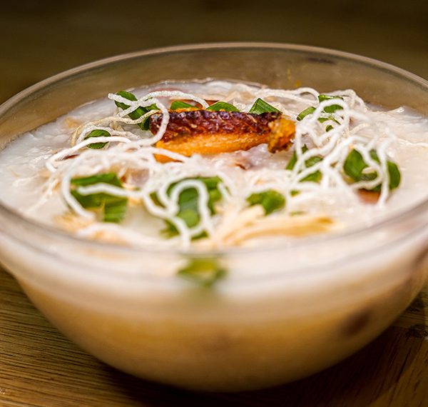 Dried Cod Fish and Peanut Congee